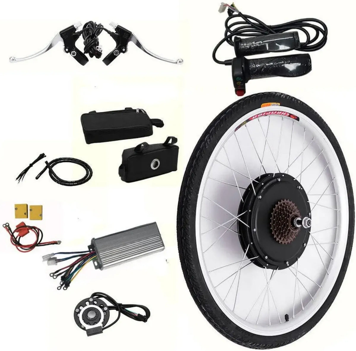 Ruota di Conversione Elettrica 48V 1000W per Bici da Strada, 26 Pollici