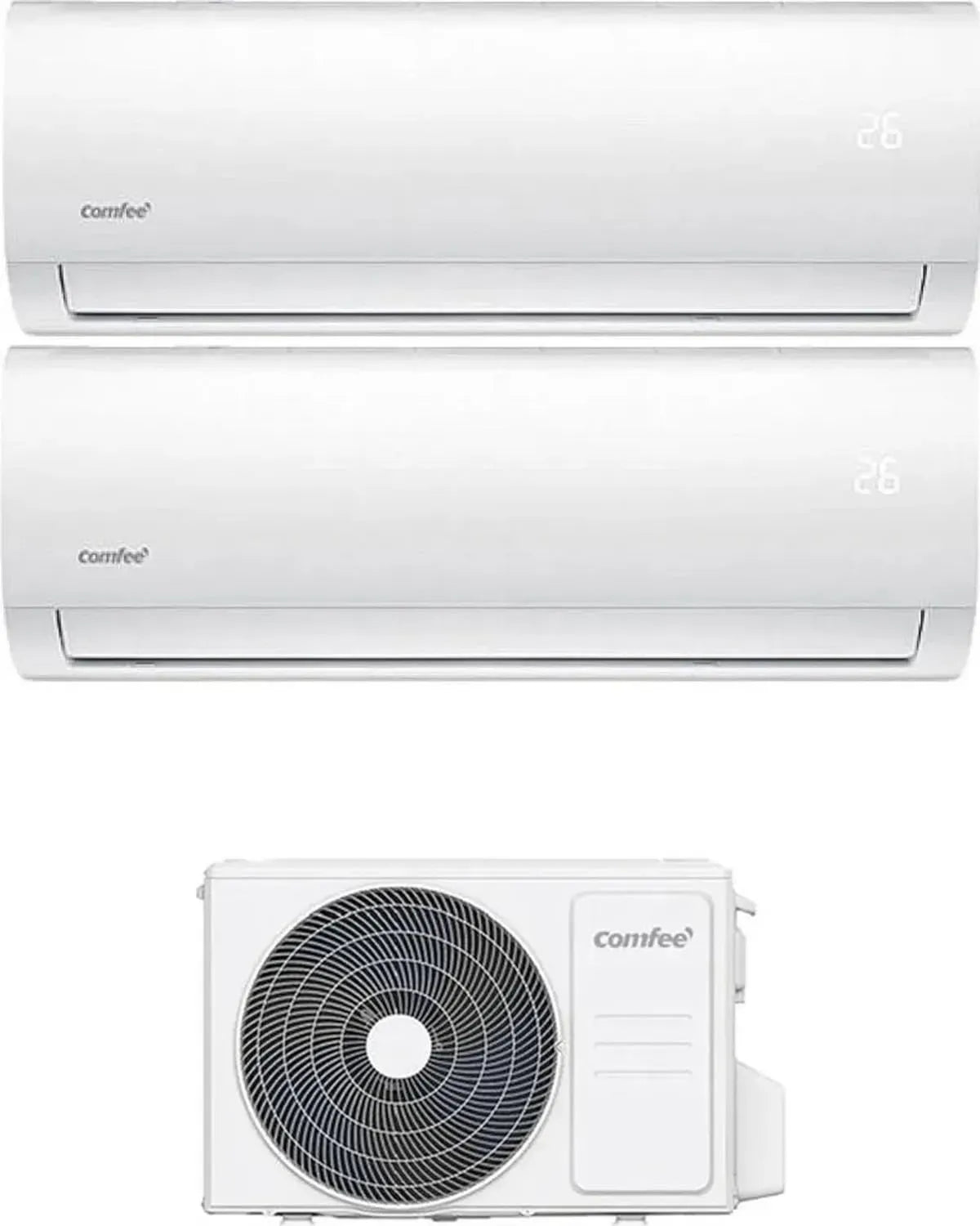 Climatizzatore Dual Split 9000 + 12000 Btu, Pompa di Calore, Classe A++ A+