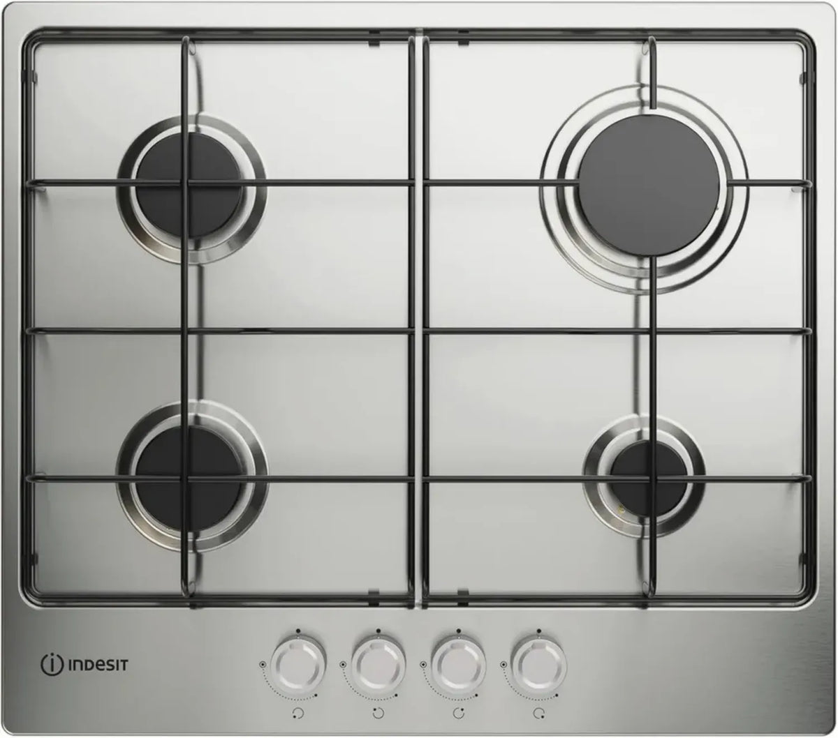 Indesit Piano Cottura a Gas 58 cm in Acciaio Inox