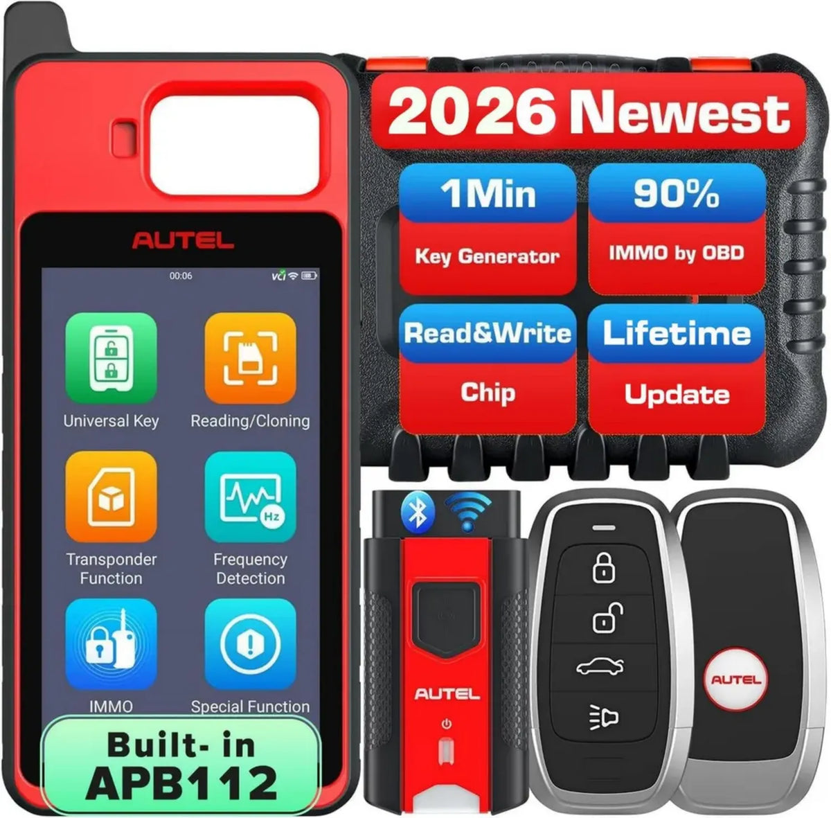 Programmatore Chiavi Auto Autel MaxiIM KM100: Immobilizzatore e Clonazione Chip 2026