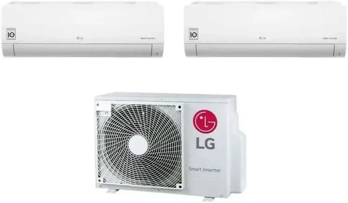 Sistema di Climatizzazione LG Libero Smart Dual Split Wifi, 9000+12000 BTU, Inverter R32, Classe A++