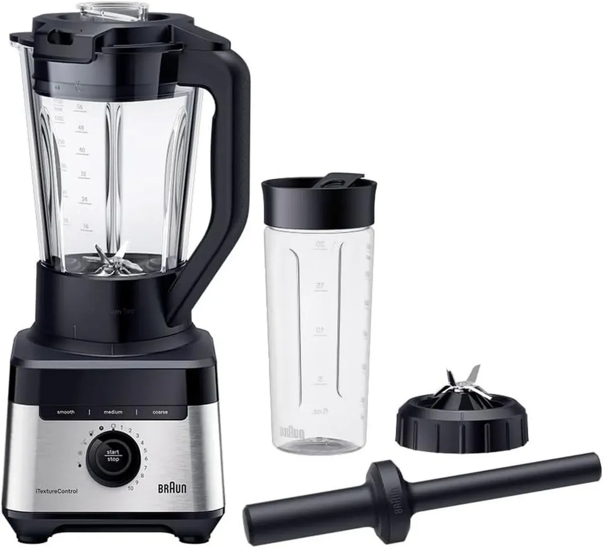 Frullatore Braun PowerBlend 7 JB7551BK 1,7L, 9 Programmi, 10 Velocità, Lama PrecisionCrush