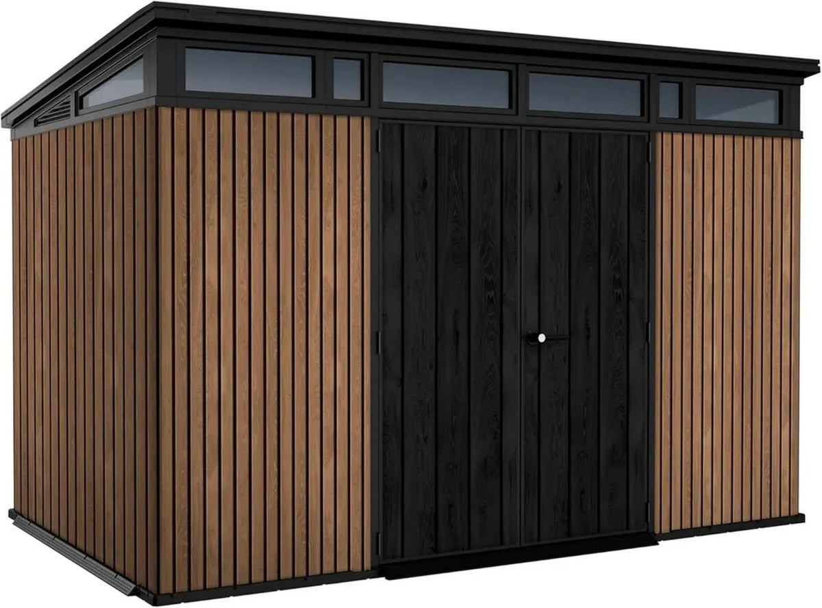 Keter Casetta da Giardino Pent 11x7, Design Moderno in Resina, 7,4 m²