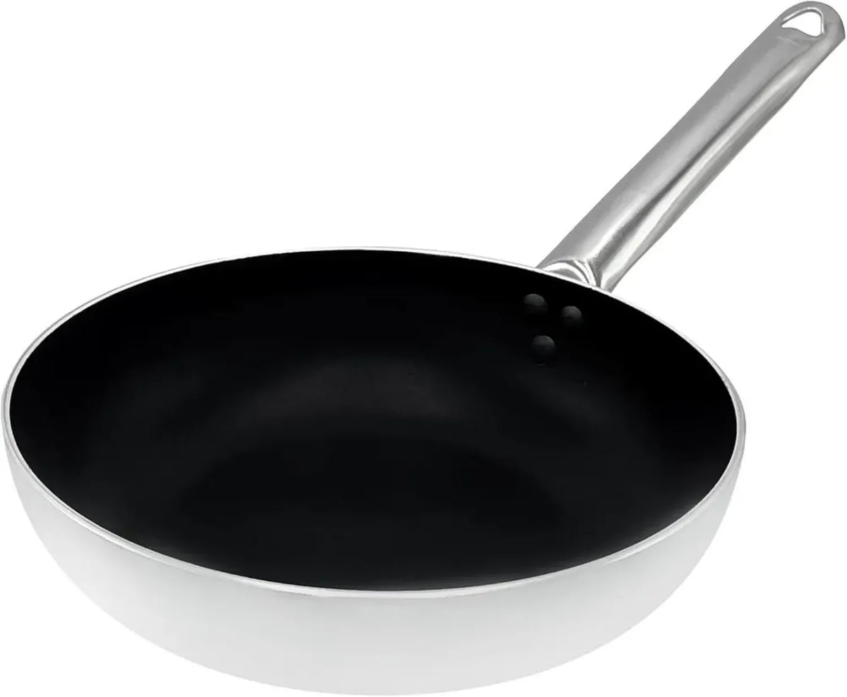 Pentole Agnelli Padella Alta Antiaderente con Manico in Acciaio, 40 cm
