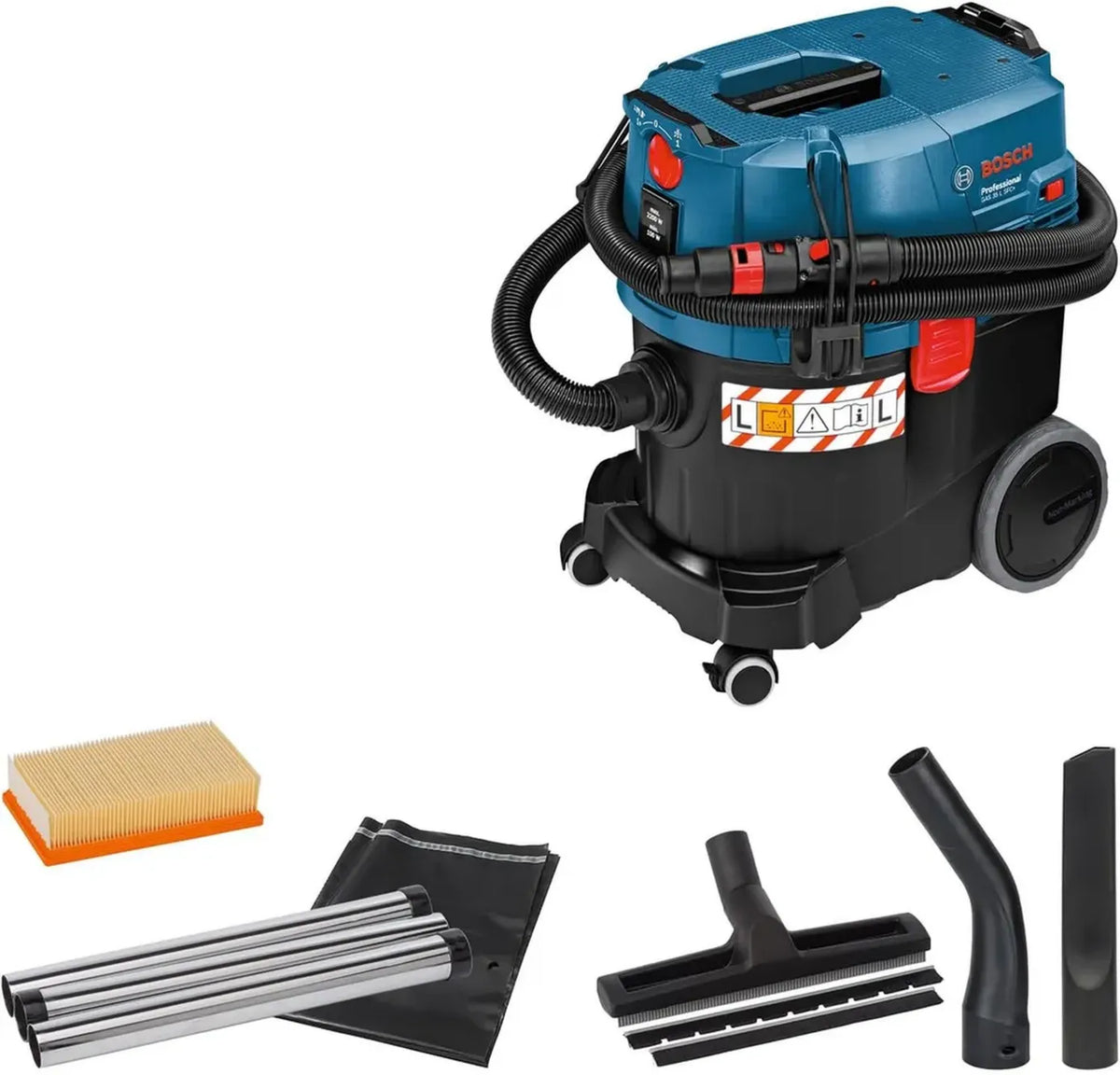 Aspirapolvere Bosch Professional GAS 35 L SFC+ per Uso Umido e Secco