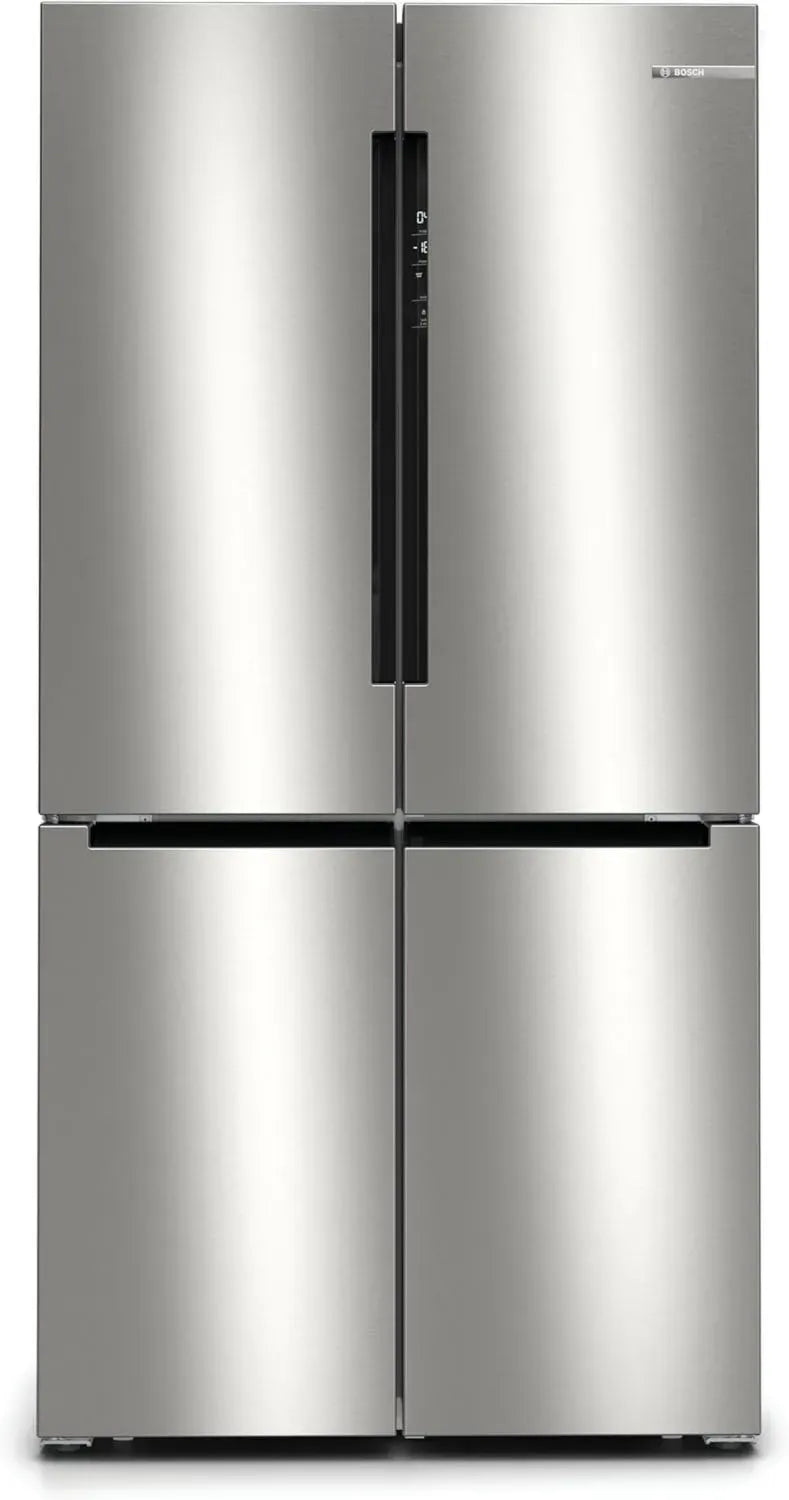 Frigorifero side-by-side Bosch Serie 4, 605 L, Classe E, Acciaio inossidabile