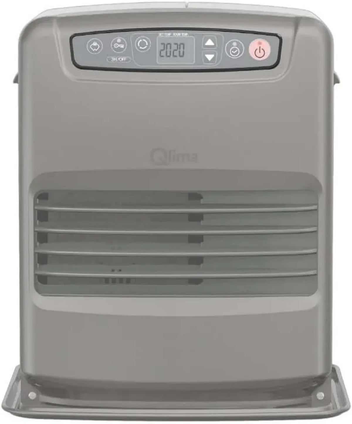 Stufa QLIMA SRE0031TC a Combustibile Liquido Grigia