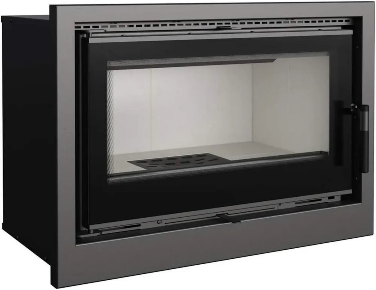 Inserto camino a legna ventilato KRATKI ARKE 75, potenza 8 kW, efficienza 75%