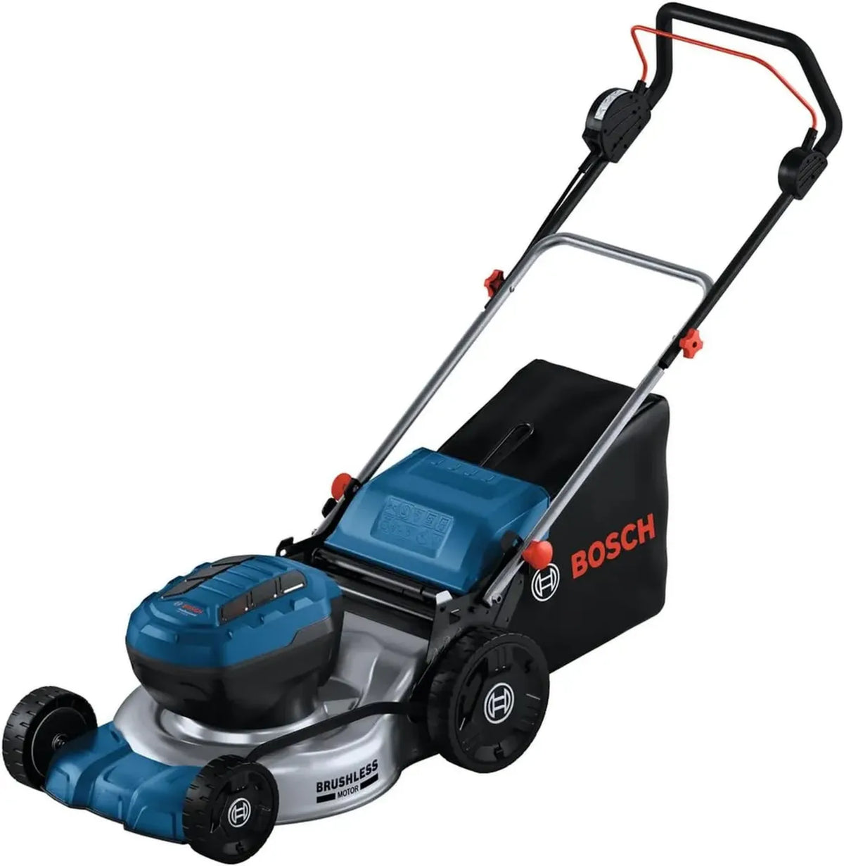 Tagliaerba a Batteria Bosch Professional 18V con Larghezza 46cm e 6 Altezze Regolabili
