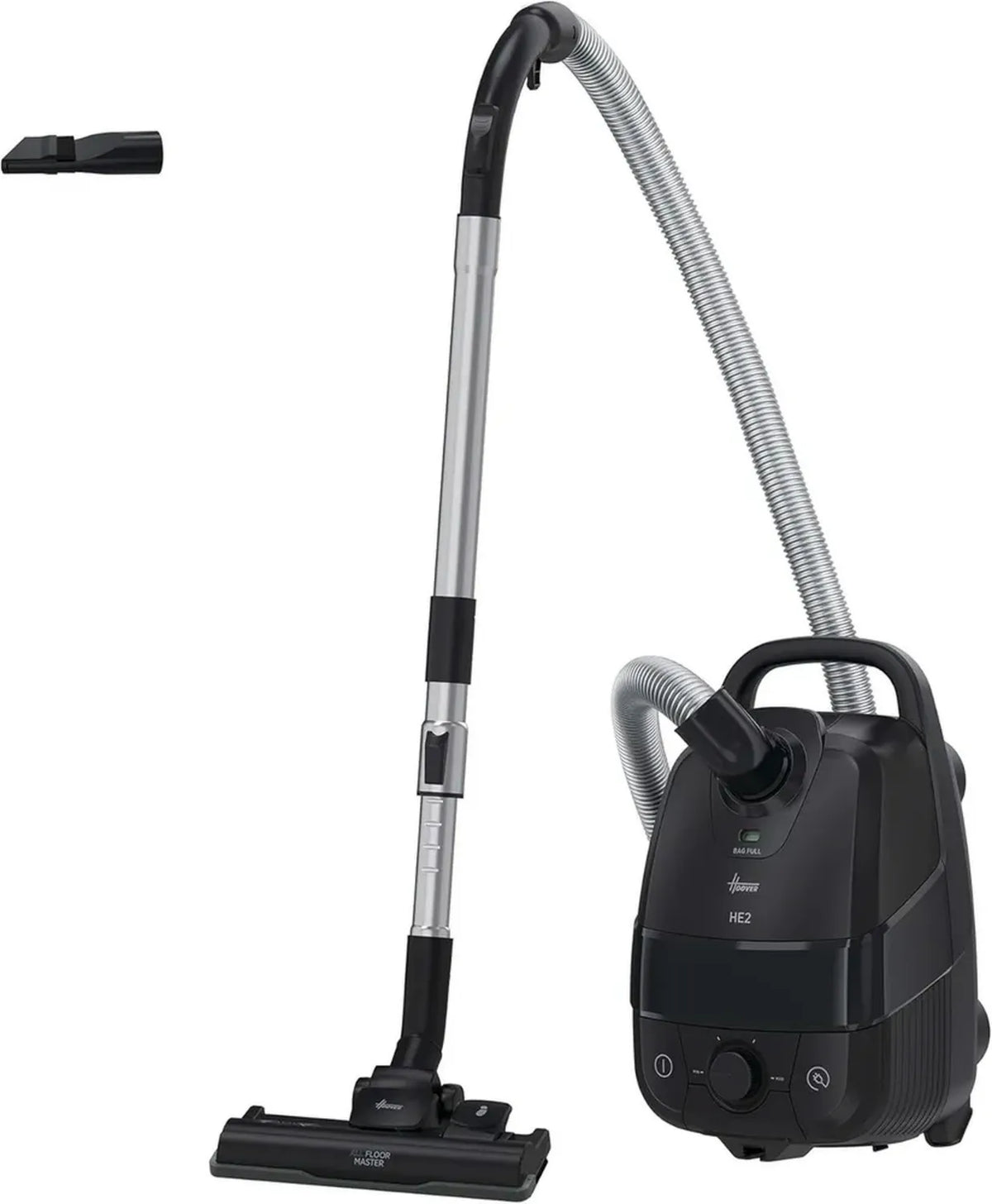 Hoover HE2 Aspirapolvere Potente con Sacchetto, Accessori e Filtro EPA, 3.5L, 850W