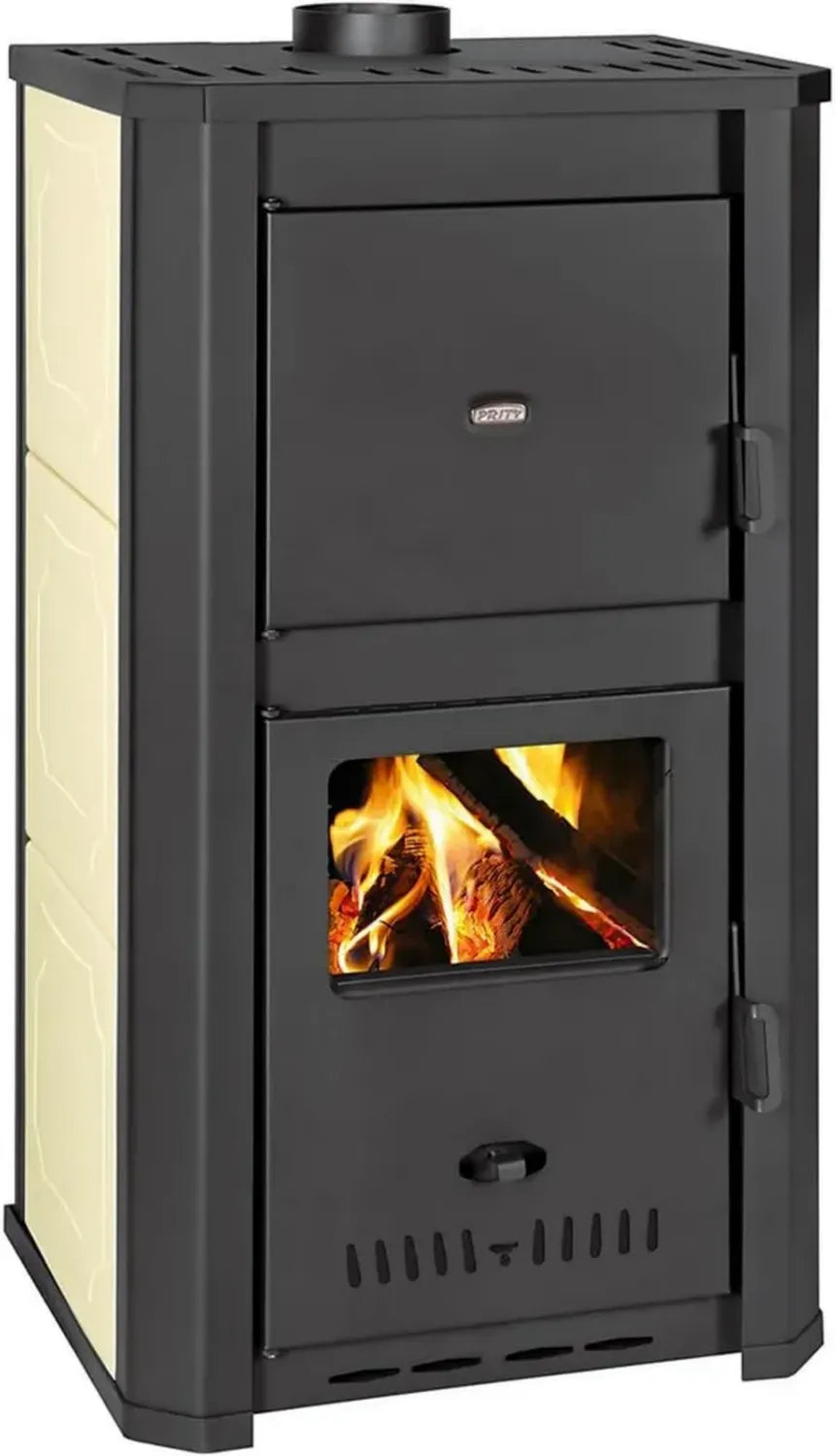 Caldaia a legna Prity WD W29 D 29 kW con forno integrato e certificazione CE