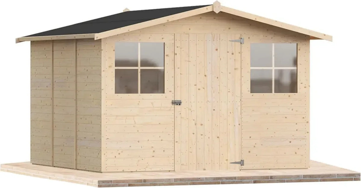 Casetta da giardino in legno 9Mq modello Modena senza pavimento