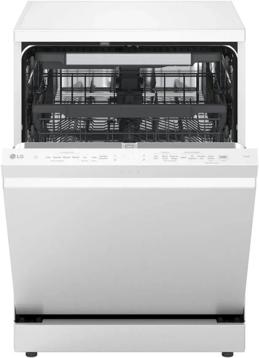 LG Lavastoviglie a Vapore TrueSteam, 14 Coperti, QuadWash, Classe A, Wi-Fi, Bianco