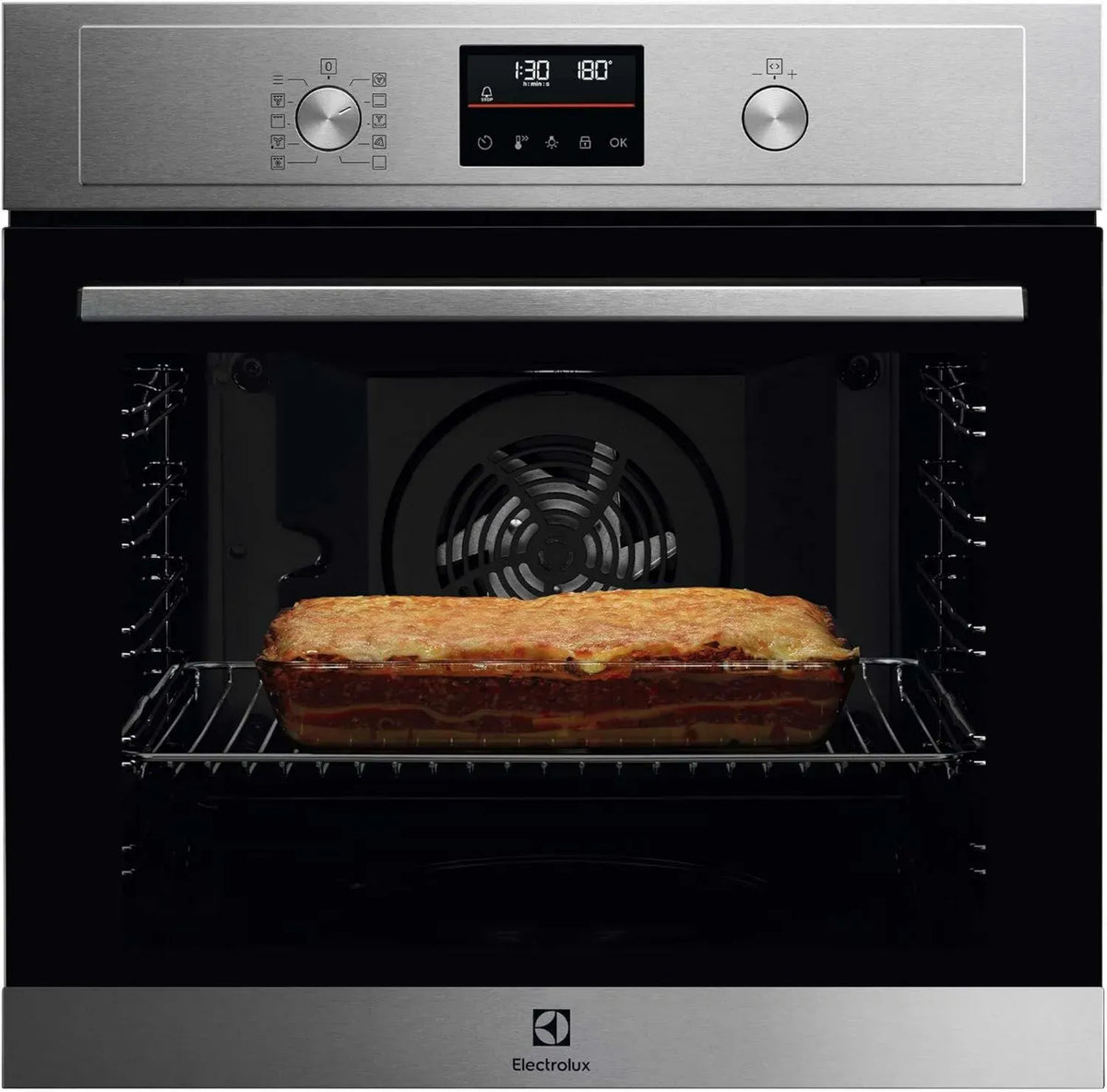 Forno Multifunzione Electrolux 72L, Pirolitico A+ Inox