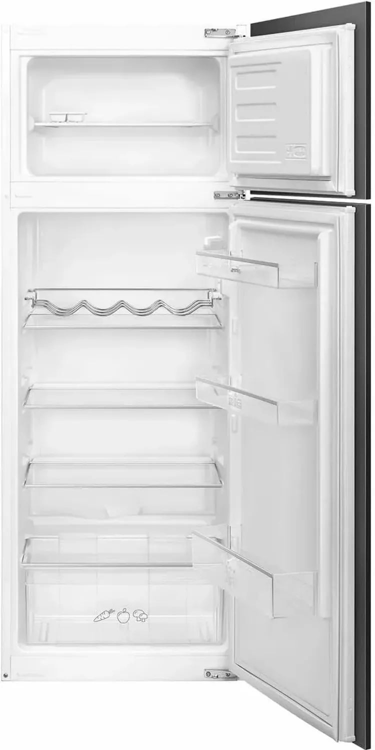 Smeg D8140E - Frigorifero da Incasso Doppia Porta, 220L, Statico, Classe Energetica E