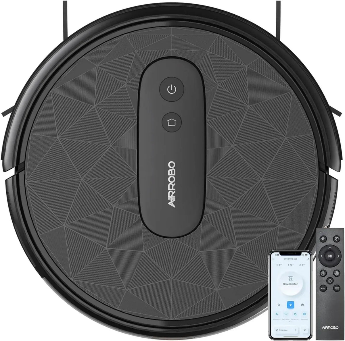 AIRROBO P20 Robot Aspirapolvere con Aspirazione Potente, App Intelligente e Autonomia Estesa, Ideale per Peli Animali e Pavimenti