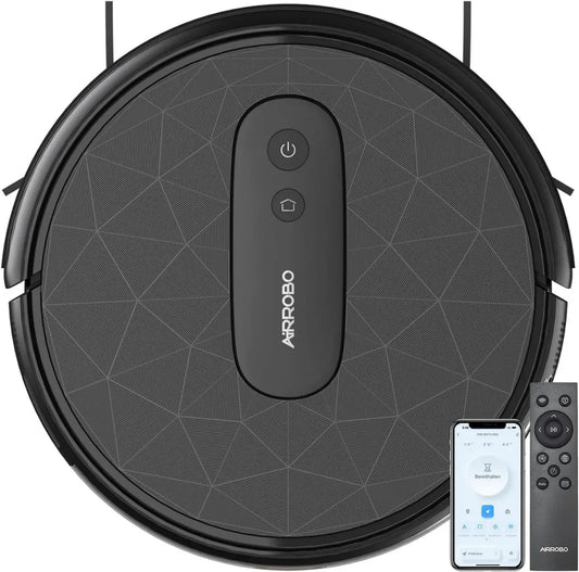 AIRROBO P20 Robot Aspirapolvere con Aspirazione Potente, App Intelligente e Autonomia Estesa, Ideale per Peli Animali e Pavimenti