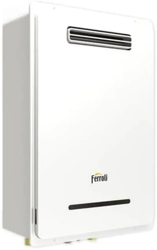 Ferroli Externo 16 NG - Scaldabagno a Gas Naturale da 16 Litri per Esterni