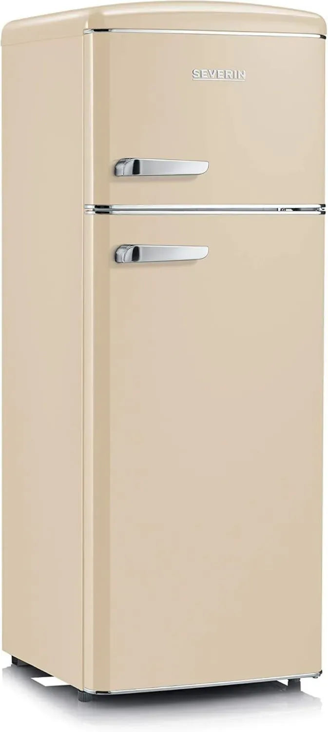 Frigorifero Combinato Severin RKG 8933, Crema, 208 L, Classe Energetica A++, Libera Installazione