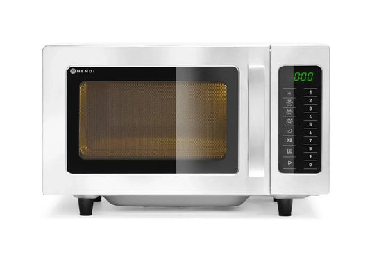 Forno a Microonde HENDI 1000W, 10 Programmi, Acciaio Inox, 25L