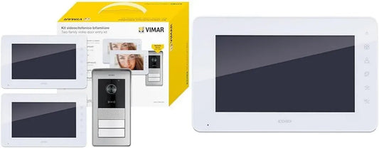 Videocitofono Bifamiliare VIMAR con Display LCD 7' e Tastiera Capacitiva