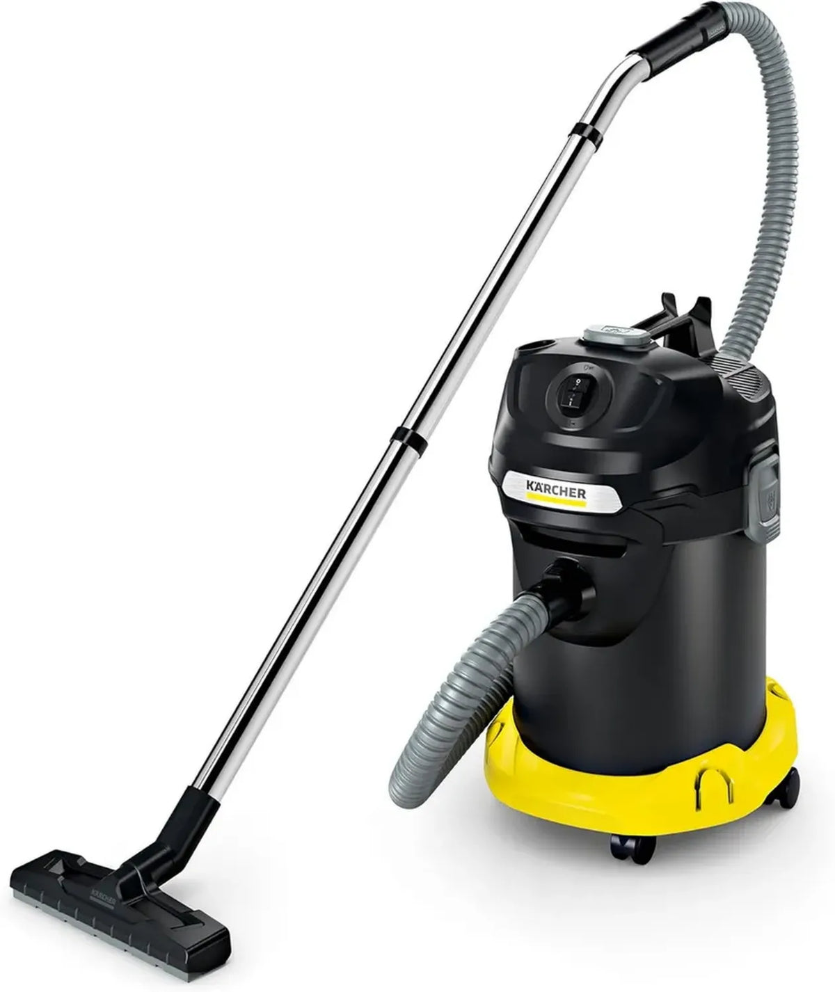 Karcher AD 4 Premium Aspirapolvere e Aspiracenere 600W, Serbatoio 17L, Tubo 1.7m, Filtro Autopulente