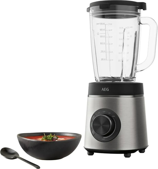 Frullatore AEG 1400W con Velocità Variabile e Lama in Acciaio Inox
