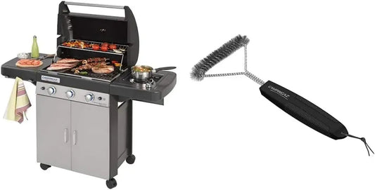 Campingaz Barbecue a Gas 3 Fuochi con Fornello Laterale e Spazzola Pulizia
