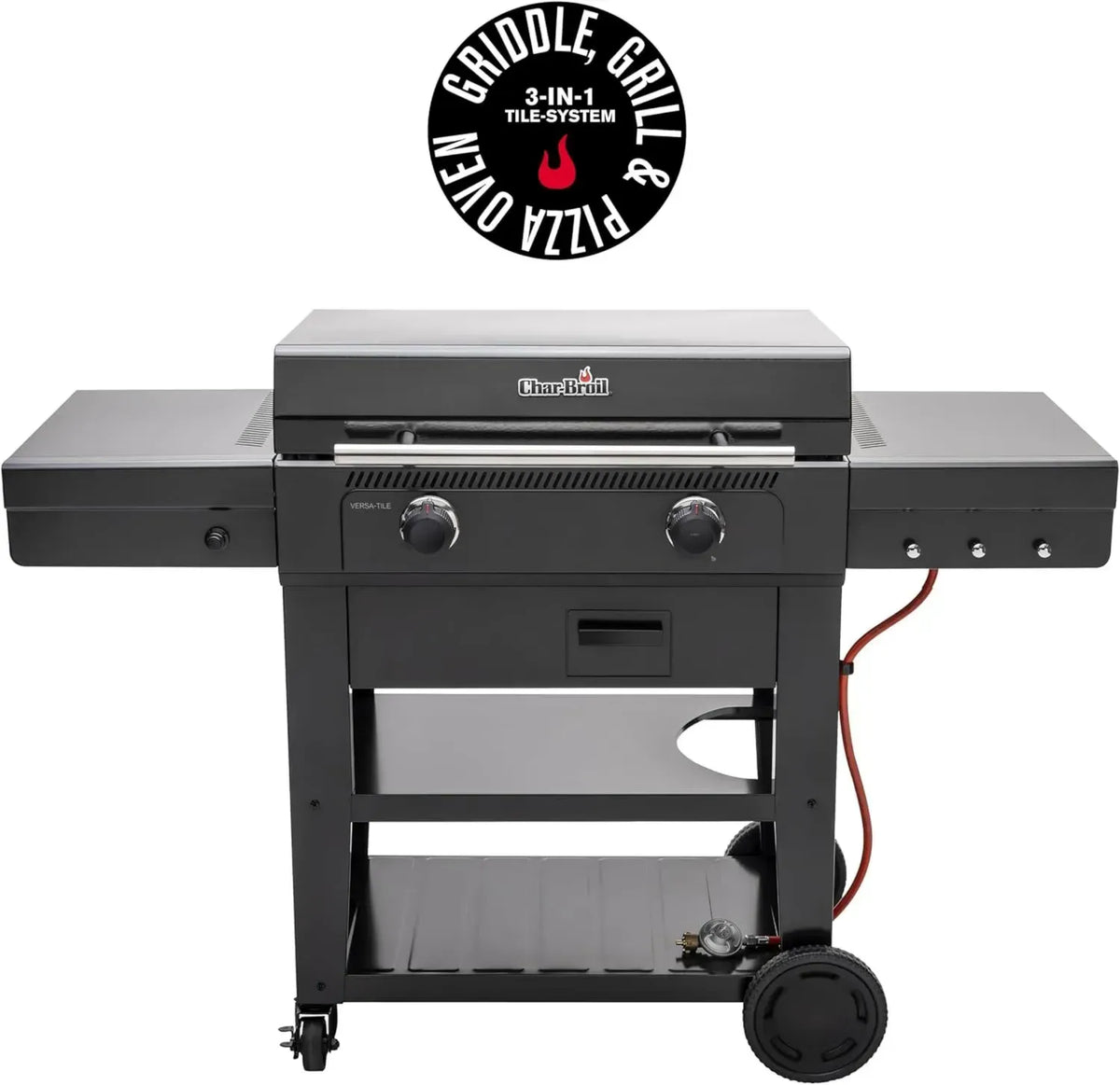 Piastra a Gas Char-Broil Versa-Tile - Barbecue 30 mbar per Grigliare e Cuocere