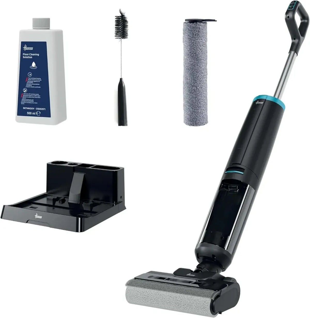 Hoover HW3 Aspirapolvere e Lavapavimenti Senza Fili con 40 Minuti di Autonomia, Tecnologia Anti-Twist e Autopulizia
