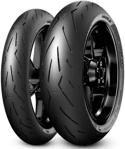 Set Pneumatici Racing 160/60 ZR 17 e 120/70 ZR 17 DIABLO ROSSO CORSA II