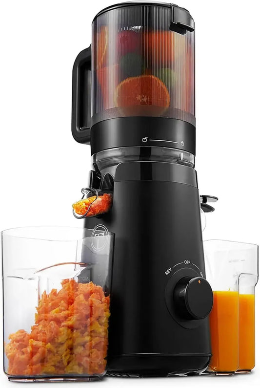 Estrattore di Succo 1,8L, Senza BPA, Nutrienti Preservati, Nero