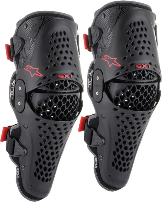 Ginocchiere Protettive Alpinestars SX-1 V2 Taglia L/XL Nero