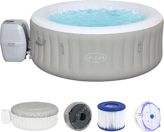 Minipiscina Gonfiabile Lay-Z-Spa Tahiti con Sistema AirJet