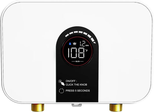 Scaldabagno istantaneo 240V 6,5kW con display LED e funzione memoria