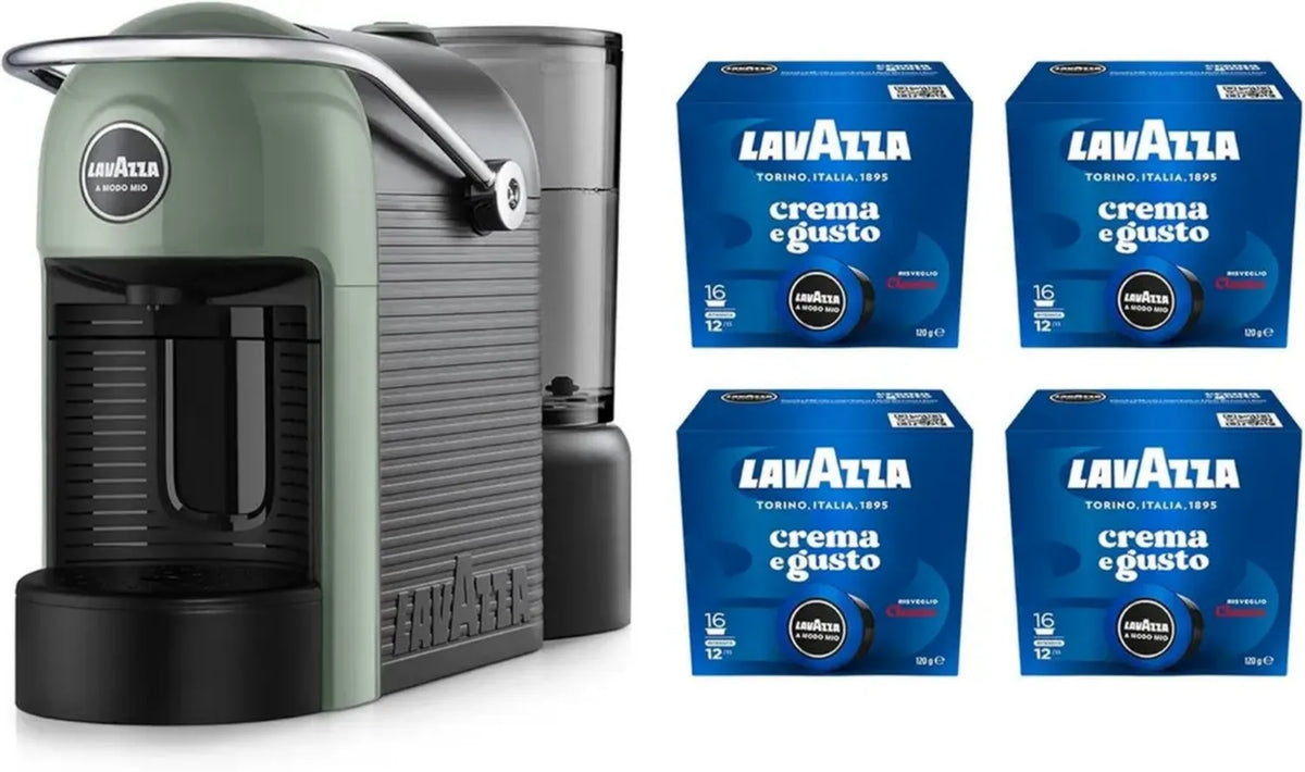 Lavazza A Modo Mio Jolie Evo Espresso Machine, Con Capsule incluse, Verde