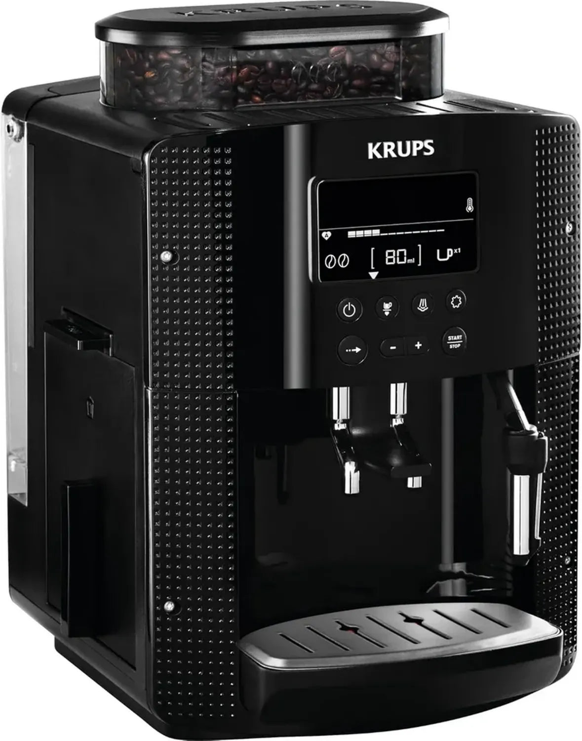 Krups EA8150 Macchina da Caffè Automatica con Display, 1450 W, Nera