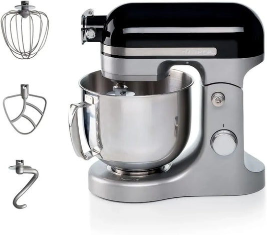 Ariete 1589 Robot da Cucina Professionale, 1600W, 11 Velocità, Ciotola 5.5L, Accessori Inclusi, Colore Nero