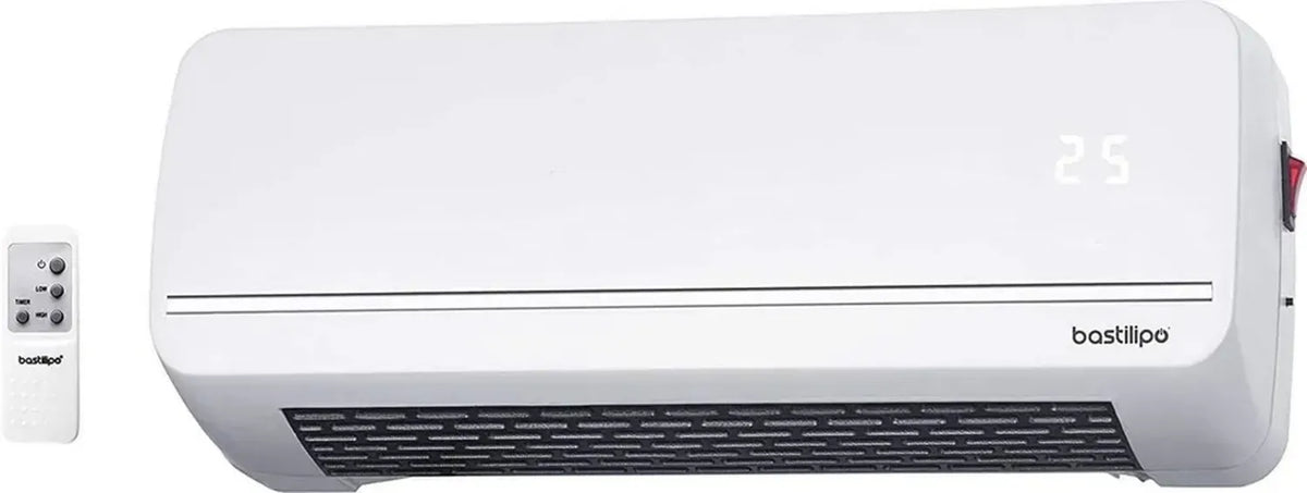 Termoventilatore Bastilipo CS-2000B, 2000 W, Bianco