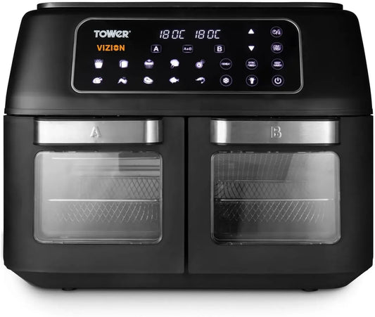 Friggitrice ad Aria Vortx Vizion con Schermo Digitale, 11L, Nero