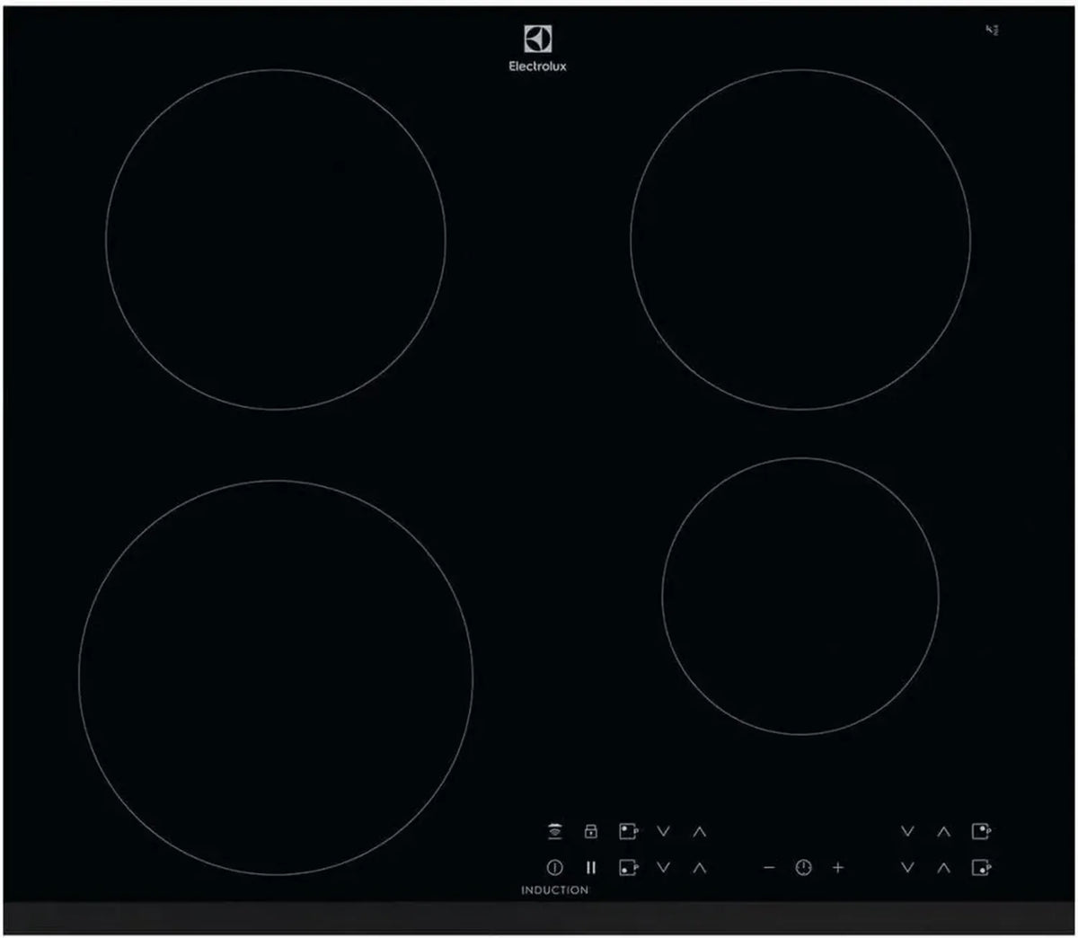 Piano cottura a induzione Electrolux 60 cm, 4 zone, controllo touch, timer integrato