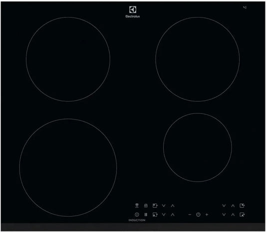 Piano cottura a induzione Electrolux 60 cm, 4 zone, controllo touch, timer integrato