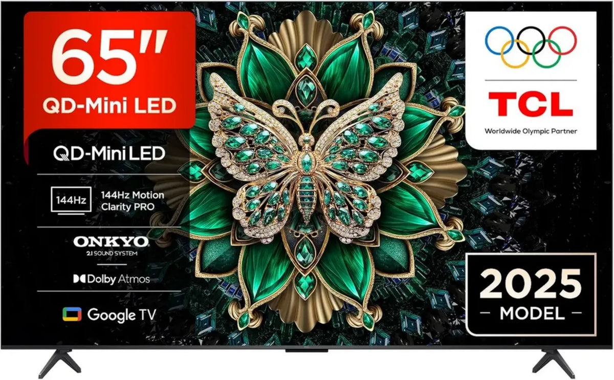 TCL 65' TV QD-Mini LED 4K HDR con Dolby Vision e Atmos