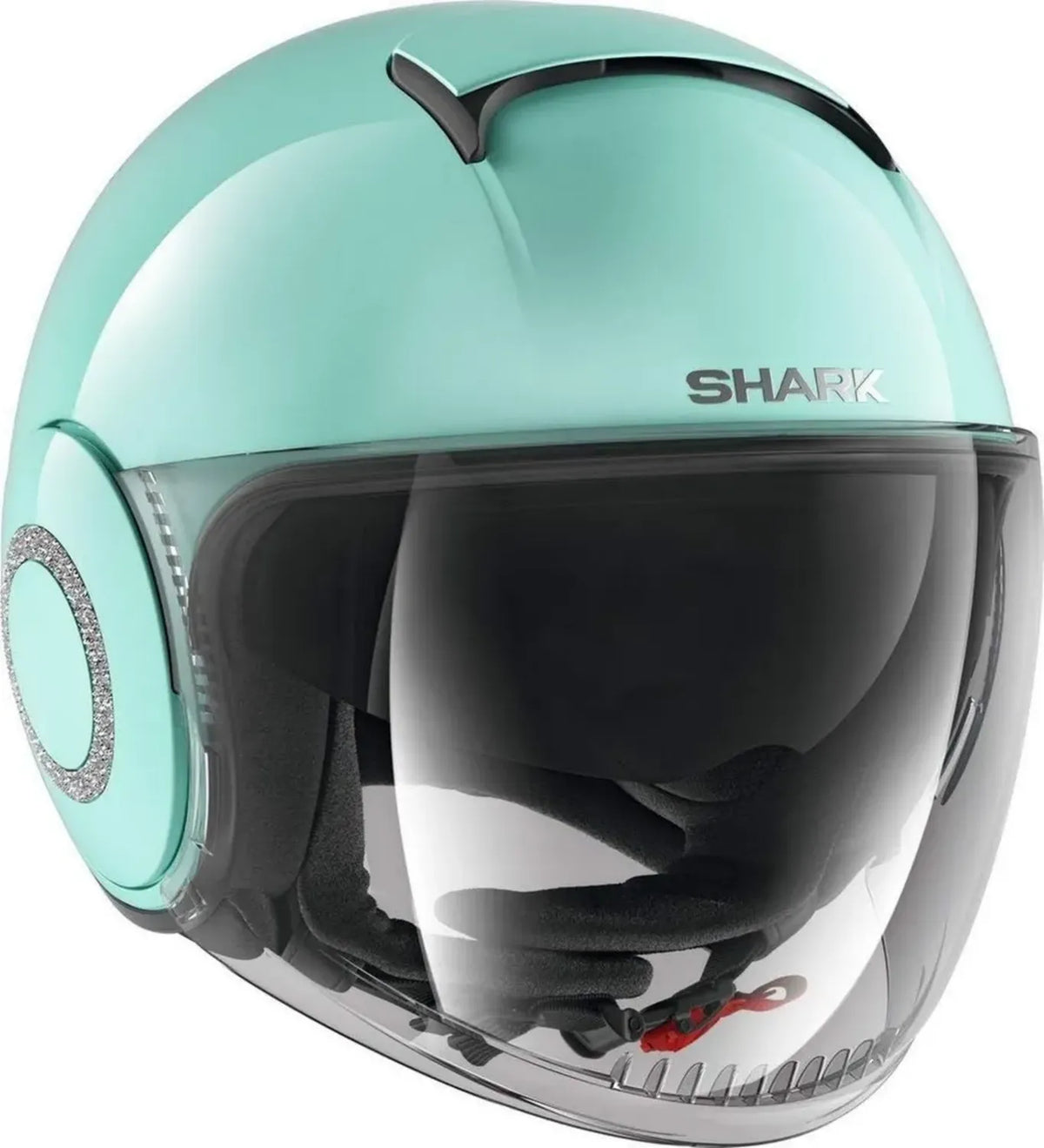 Casco da Moto SHARK NC per Uomo, Verde, Taglia S