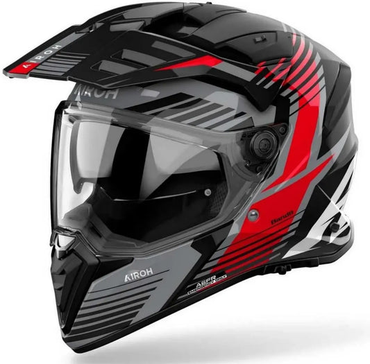 Casco AIROH Bandit Rosso Lucido XXL