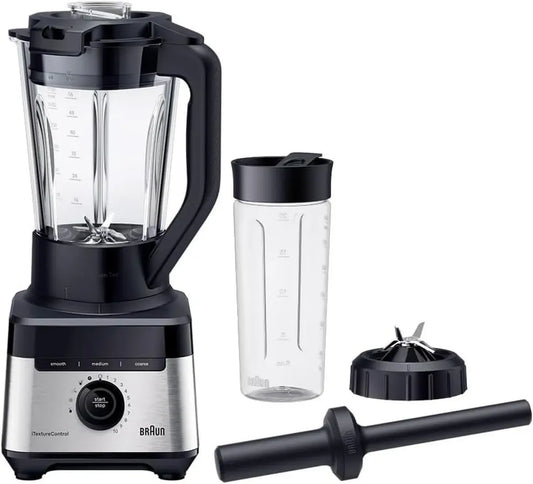 Frullatore Braun PowerBlend 7 JB7551BK 1,7L, 9 Programmi, 10 Velocità, Lama PrecisionCrush