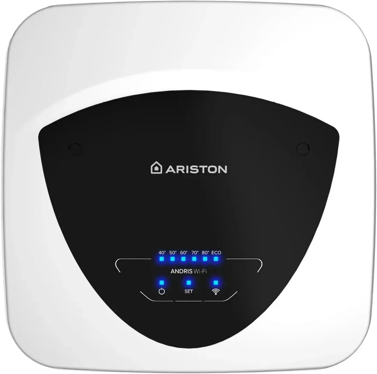 Scaldabagno Elettrico Ariston Andris Elite Wifi 10L, Sopralavello, 1200W, Classe A, Compatibile Alexa