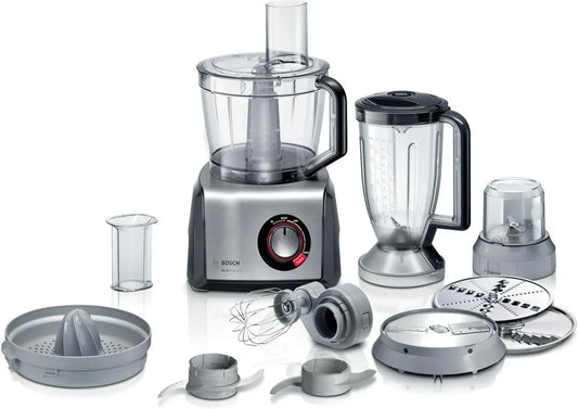 Robot da Cucina Bosch MultiTalent 8 con Accessori Completi, 1250 W, Capacità 3.9 L