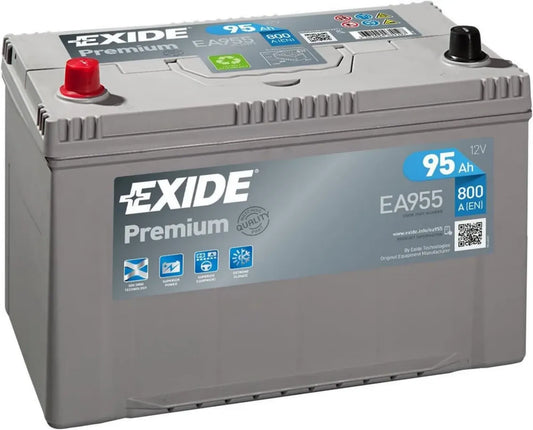 Batteria Auto 12V 95Ah 800 CCA - Exide Premium EA955