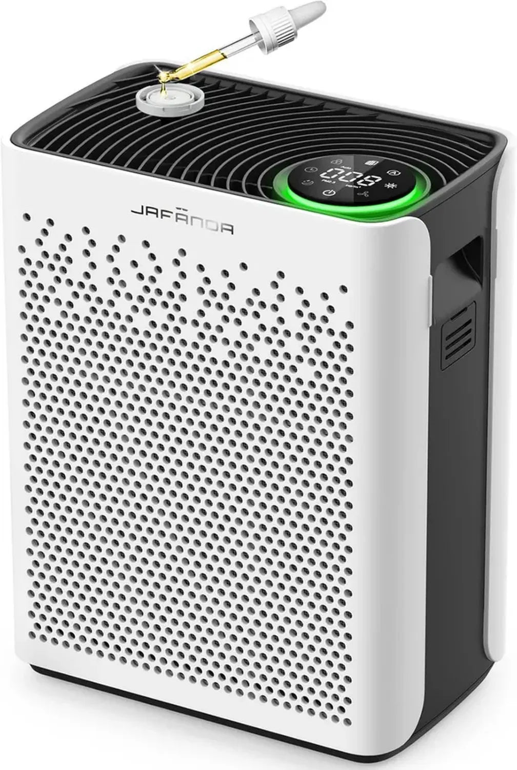 Jafanda JF280 Purificatore Aria HEPA H13 con Display PM2.5, Modalità Sonno Silenziosa, Rilevamento Automatico Peli e Polvere, CADR Certificato 153 CFM